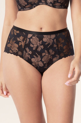 Figi Mefemi Hanna DW56 Wysokie S-XL czarny-beżowy