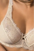 Biustonosz Miękki Koronkowy Wonderlace 2442, cipria/beż