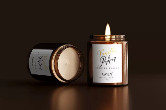 Świeca Sojowa o zapachu Vanilla & Pepper