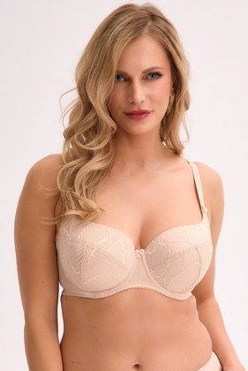 Biustonosz full cup Gaia BS 0758 Micaela beżowy