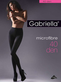 Rajstopy Gabriella Microfibra 40 den 5-XL nero
