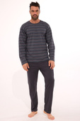 Piżama Cornette 138/57 dł/r 3XL-5XL męska grafitowy