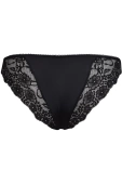 Koronkowe figi z ozdobnym tyłem Allure 2685, nero/czarny