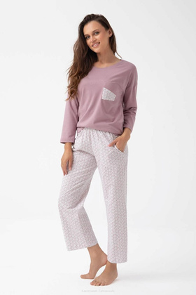 Piżama Luna 339 7/8 3XL Z25/26 damska kakaowy