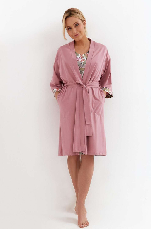 Szlafrok Cana 259 3XL wrzosowy