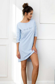 Koszula Sensis Beauty Sleep 3/4 S-XL błękitny