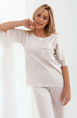 Piżama Cana 233 kr/r S-XL beżowy jasny