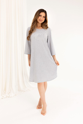 Koszula Regina 167 3/4 2XL-3XL Z25/26 damska jasny melange