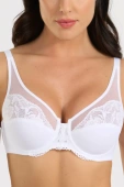 Biustonosz miękki koronkowy Delia, Bianco/Biały