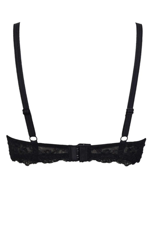 Biustonosz Miękki Koronkowy Glam 1940, nero/czarń