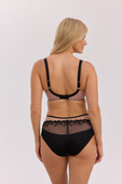Biustonosz Semi Soft Gaia BS 1374 Fatma czarny-mokka