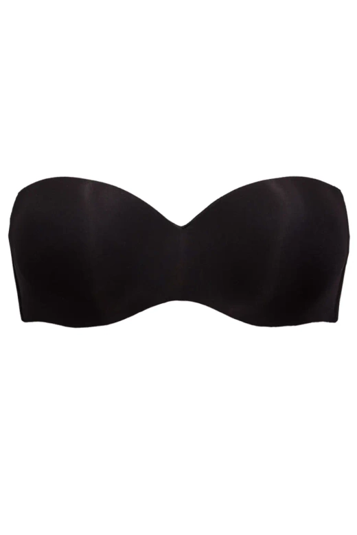 Biustonosz Bardotka Gładki Samonośny Fantastic 1580, nero/czarny