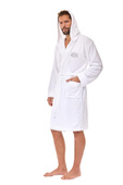 Szlafrok L&L 2521 M-2XL męski biały