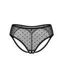 Figi Obsessive Nuites Crotchless Panties S-3XL czarny