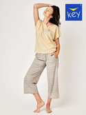 Piżama Key LNS 794 A24 kr/r S-XL żółty