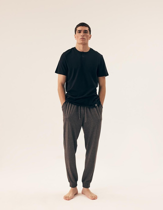 Piżama Henderson 43033 Marc kr/r M-3XL black