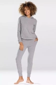 Modny komplet damski/dres z kapturem Seattle, szary