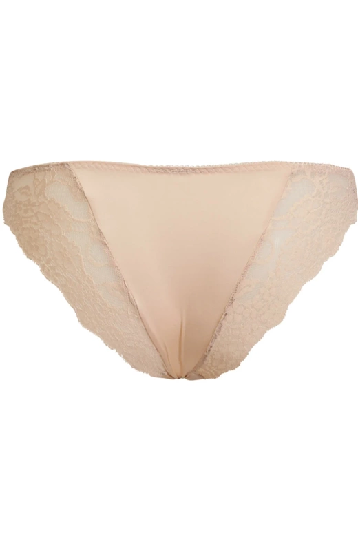 Koronkowe figi z ozdobnym tyłem Allure 2685, cipria/beżowy