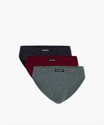 Slipy Atlantic 3MP-100 A'3 S-2XL granatowy-wino-szmaragd