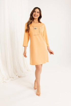 Koszula Regina 166 3/4 2XL-3XL Z25/26 damska morelowy