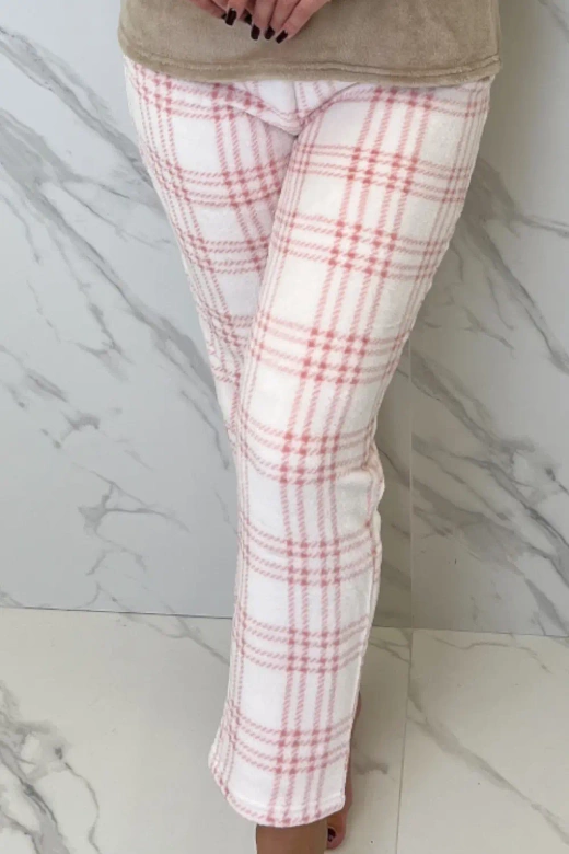 Polarowa ciepła piżama z misiem Madlen, brąz