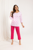 Piżama Regina 720 3/4 2XL Z25/26 damska różowy