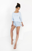 Piżama Sensis Angela 3/4 S-XL błękitny