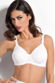Gładki Miękki Biustonosz Donna 1962, bianco/biel