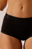Damskie bokserki szorty Ananas, nero-czarne