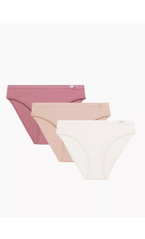 Figi Atlantic 3CLP-002 sport A'3 S-2XL rose-ecru-beżowy