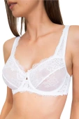 Biustonosz Miękki Koronkowy Wonderlace 2442, bianco/biel