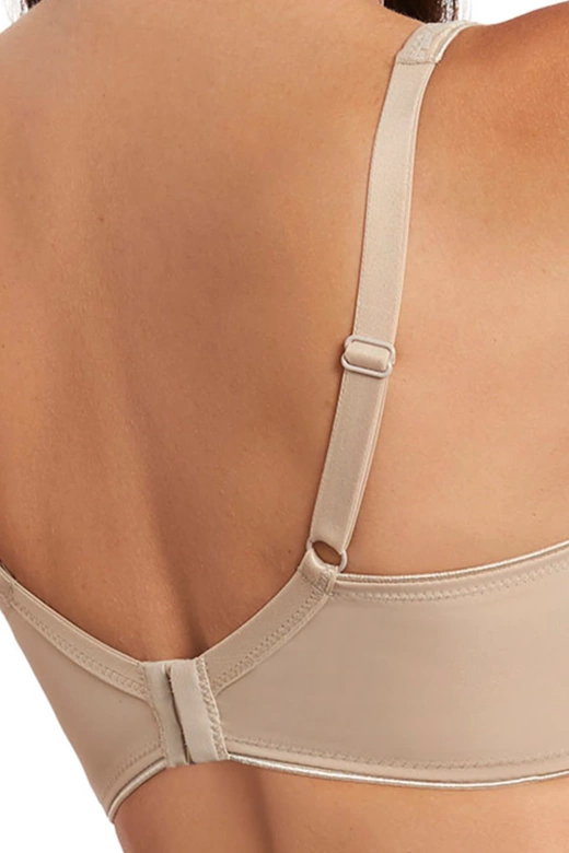 Biustonosz bez wypełnienia na fiszbinach TERESA, tierra-beżowy