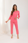 Piżama Regina 724 3/4 M-XL Z25/26 damskia malina