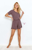 Piżama Taro Cordelia 2875 kr/r S-XL L23 czekoladowy