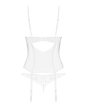Gorset Obsessive Alissium Corset XS-2XL biały