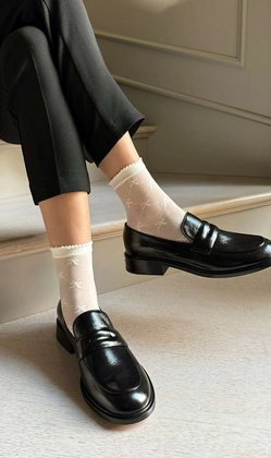 Skarpetki Veneziana Livia panna