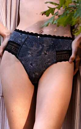 Figi Lama L-1530 MD A'2 M-4XL fioletowy ciemny-różowy