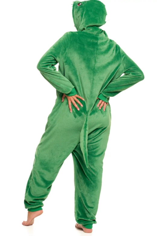 Kombinezon, onesie dinozaur PDD5100-009, zieleń