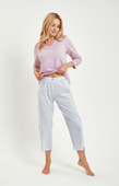 Piżama Taro Andrea 3458 7/8 S-XL Z25/26 fioletowy jasny