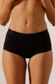 Damskie bokserki szorty Ananas, nero-czarne