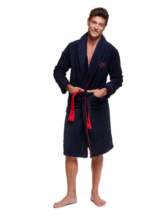 Szlafrok Henderson 36375 Got M-2XL granatowy