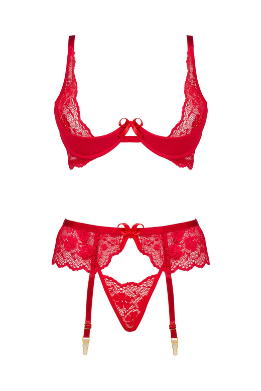 Rose set red