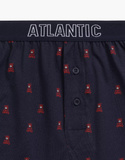 Bokserki Atlantic 2GMB-007 A'2 S-2XL granatowy-czerwony