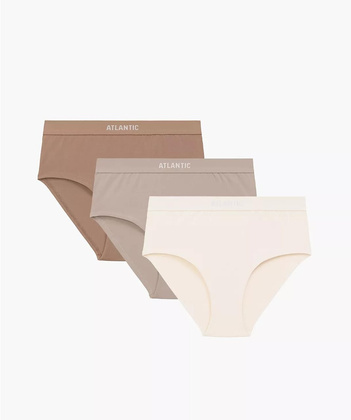 Figi Atlantic 3CLP-009B A'3 S-2XL cappucino-czekoladowy-czarny