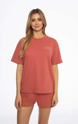 Piżama Henderson Ladies 41314 Abstract kr/r S-2XL rose