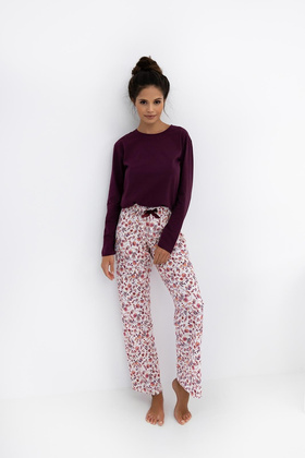 Piżama Sensis Heidi dł/r S-XL burgund
