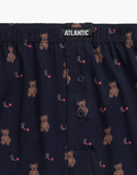 Bokserki Atlantic 2GMB-008 A'2 S-2XL granatowy-czerwony