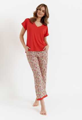 Piżama Cana 453 kr/r S-XL czerwony