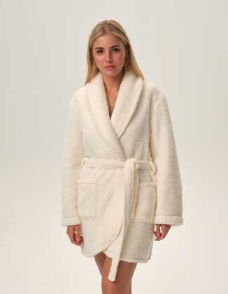 Szlafrok Henderson Ladies 41953 Fune S-2XL cream