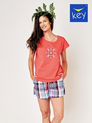 Piżama Key LNS 454 A24 kr/r S-XL koralowy